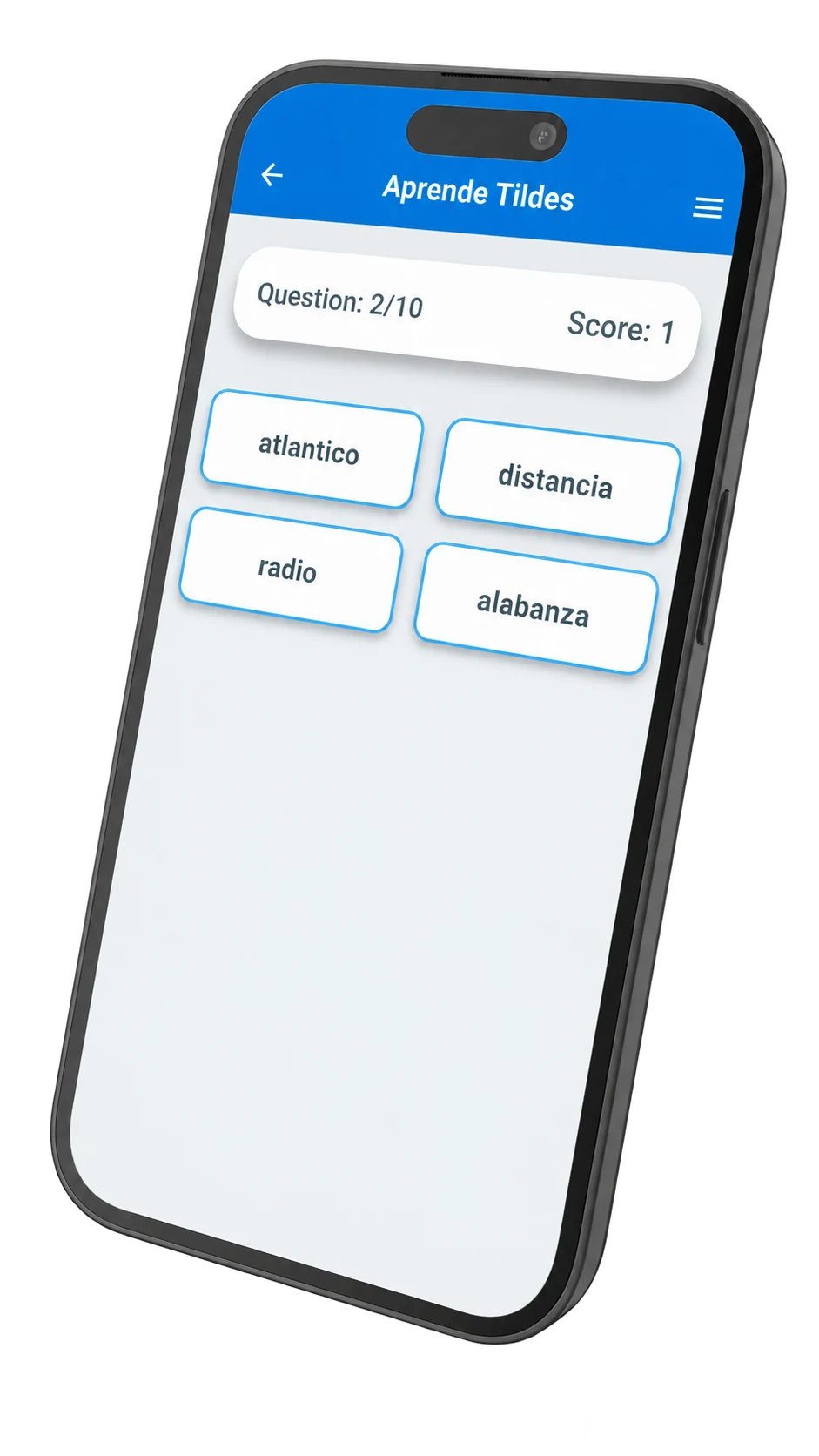AprendeTildes practice exercise